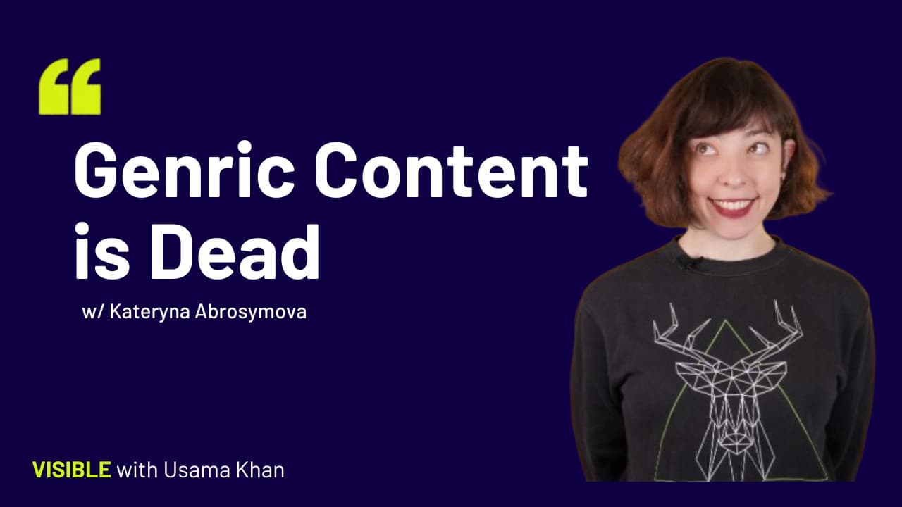 Why Generic Content Can't Win AI Search